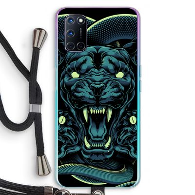 Cougar and Vipers: Oppo A52 Transparant Hoesje met koord