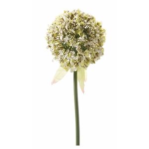 Decoratie kunstbloemen witte daslook / Allium 70 cm