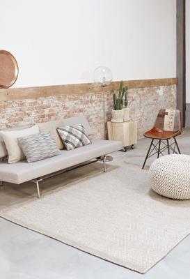 MOMO Rugs In/Outdoor Collection - Scandi Grey White - 200x300 cm Vloerkleed