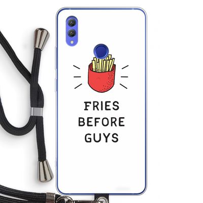 Fries before guys: Honor Note 10 Transparant Hoesje met koord
