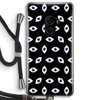 Eyes pattern: Xiaomi Mi Mix 2 Transparant Hoesje met koord
