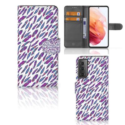 Samsung Galaxy S21 | Telefoon Hoesje | Feathers Color Samsung Galaxy S21 | Telefoon Hoesje | Feathers Color