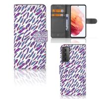 Samsung Galaxy S21 | Telefoon Hoesje | Feathers Color