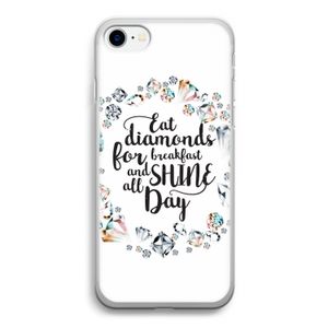 Diamonds: iPhone SE 2020 Transparant Hoesje
