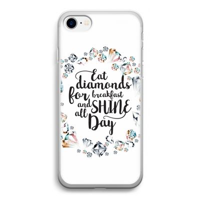 Diamonds: iPhone SE 2020 Transparant Hoesje