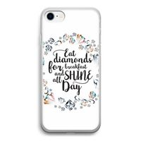 Diamonds: iPhone SE 2020 Transparant Hoesje