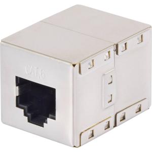 Renkforce RJ45 Netwerk Adapter CAT 6 [1x RJ45-bus - 1x RJ45-bus] Metaal