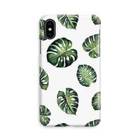 Tropische bladeren: iPhone X Volledig Geprint Hoesje