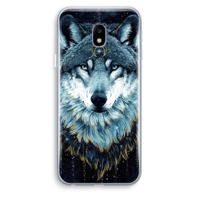 Darkness Wolf: Samsung Galaxy J3 (2017) Transparant Hoesje