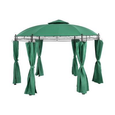 Tuinpaviljoen - Ø 3,80 m - 180 g / m² - donkergroen