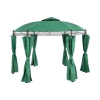 Tuinpaviljoen - Ø 3,80 m - 180 g / m² - donkergroen