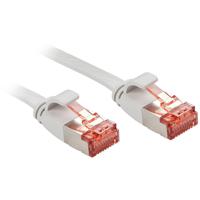 LINDY 47554 RJ45 Netwerkkabel, patchkabel CAT 6 U/FTP 5.00 m Grijs 1 stuk(s) - thumbnail