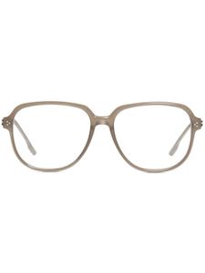 Gentle Monster lunettes de vue BRC9 à monture pilote - Marron