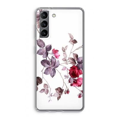 Mooie bloemen: Samsung Galaxy S21 Transparant Hoesje