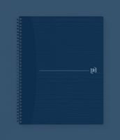 Oxford Origin spiraalschrift, ft A4+, 140 bladzijden, geruit 5 mm, blauw - thumbnail