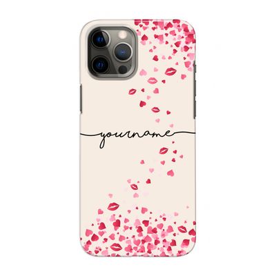Hartjes en kusjes: Volledig geprint iPhone 12 Pro Max Hoesje
