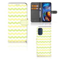 Motorola Moto E32 | Moto E32s | Telefoon Hoesje | Waves Yellow