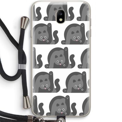 Cats: Samsung Galaxy J7 (2017) Transparant Hoesje met koord