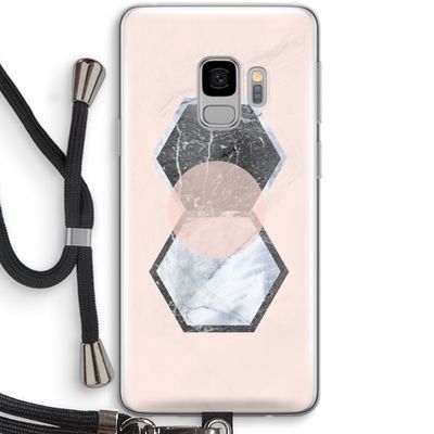 Creatieve toets: Samsung Galaxy S9 Transparant Hoesje met koord