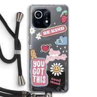 Positivity: Xiaomi Mi 11 Transparant Hoesje met koord