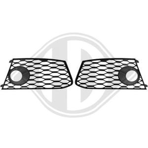 Ventilatiegrille, bumper DIEDERICHS, Inbouwplaats: Voor, u.a. für Audi