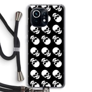 Musketon Skulls: Xiaomi Mi 11 Transparant Hoesje met koord