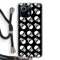 Musketon Skulls: Xiaomi Mi 11 Transparant Hoesje met koord