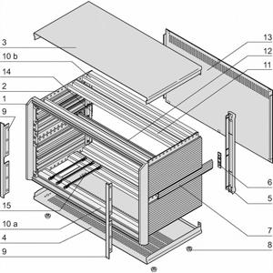 nVent SCHROFF 24576104 Behuizing 155.5 x 326 Meerdere kleuren 1 stuk(s)