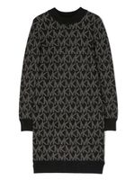 Michael Kors Kids robe imprimée à manches longues - Noir