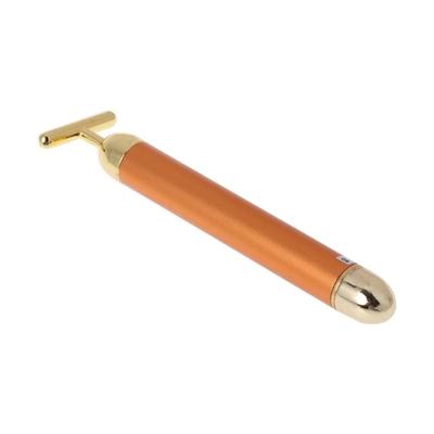 Schoonheid elektrische anti rimpel anti-aging Firming afslanken Facial Pulse roller Massager (24K goud)