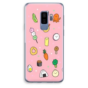 Happy bento friends: Samsung Galaxy S9 Plus Transparant Hoesje