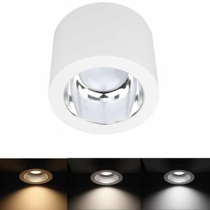Opbouw armatuur wit rond 18W 1440 lumen dimbaar lichtkleur instelbaar 3000K 4000K of 5700K