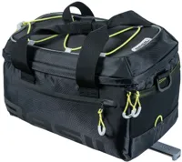 Bagagedragertas / schoudertas Basil Miles Trunkbag MIK 7 liter - zwart/lime