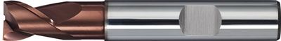 Promat Spiebaanfrees | DIN 6527 K type N | nominale-d. 10 mm | VHM TiAlN DIN 6535 HB | snedeaantal 2 kort - 4000866161 4000866161