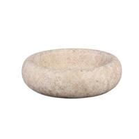 PTMD Aly Cream cement round bowl big - thumbnail