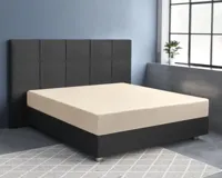 Primaviera Deluxe Satijnen Hoeslaken Zand 160 x 200 cm