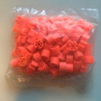 Minimarker onbedrukt fluor rood 100 stuk