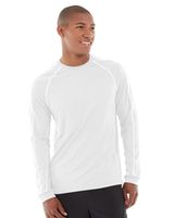 Deion Long-Sleeve EverCool&trade; Tee-XL-White