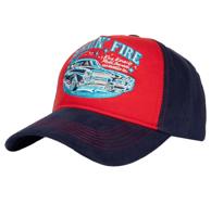 King Kerosin Burnin&apos; Fire Honkbal Pet Rood & Donker Blauw