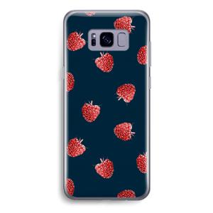 Framboosjes: Samsung Galaxy S8 Transparant Hoesje