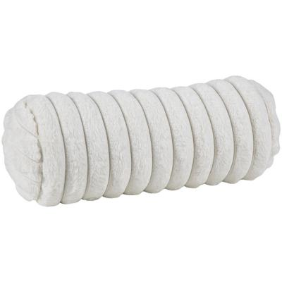 Leen Bakker - Sierkussenrol Mario - 40xØ15 Cm - Polyester - Crème