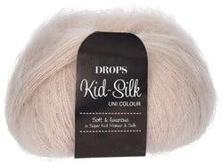 Drops Kid Silk Uni Colour 040 Parelroze