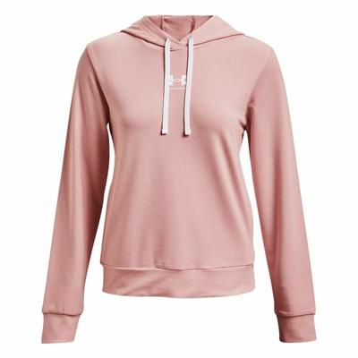 Dameshoodie Under Armour Rival Terry Roze - Maat: XS