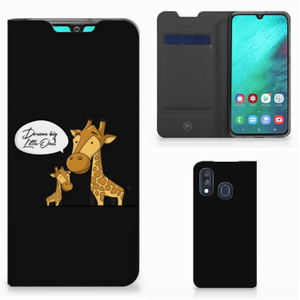 Samsung Galaxy A40 Magnet Case Giraffe