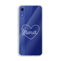 Friends heart pastel: Honor Play 8A Transparant Hoesje