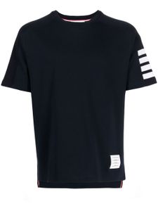 Thom Browne t-shirt à 4 bandes signature - Bleu