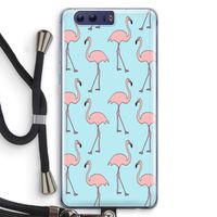 Anything Flamingoes: Honor 9 Transparant Hoesje met koord