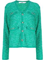 b+ab cardigan à boutonnière - Vert