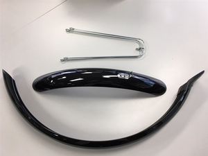 Eurofender Stel spatborden 24 inch 58 pvc zwart