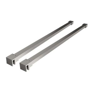 Wiesbaden Slim set stabilisatiestangen 120 cm voor vrijstaande inloopdouches chroom 20.3460